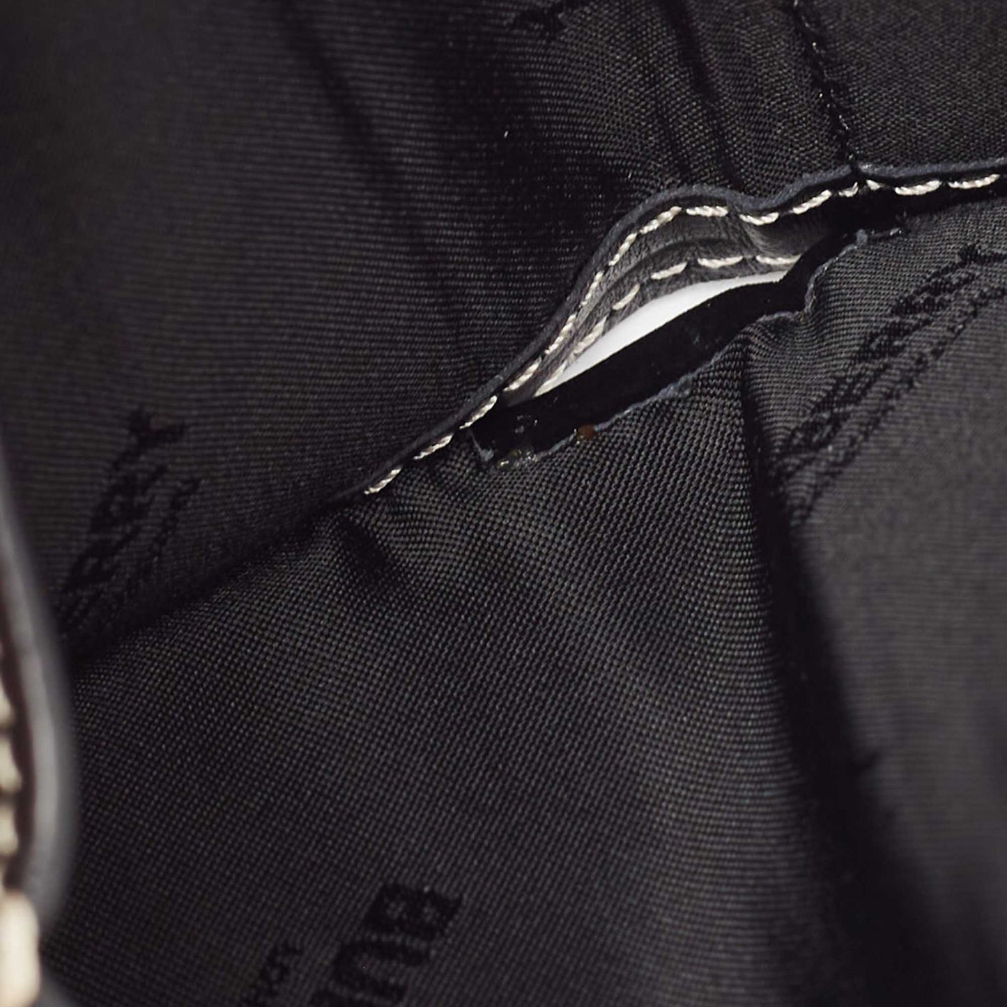 BURBERRY Blue/Black Canvas and Leather Luna Compact Wallet