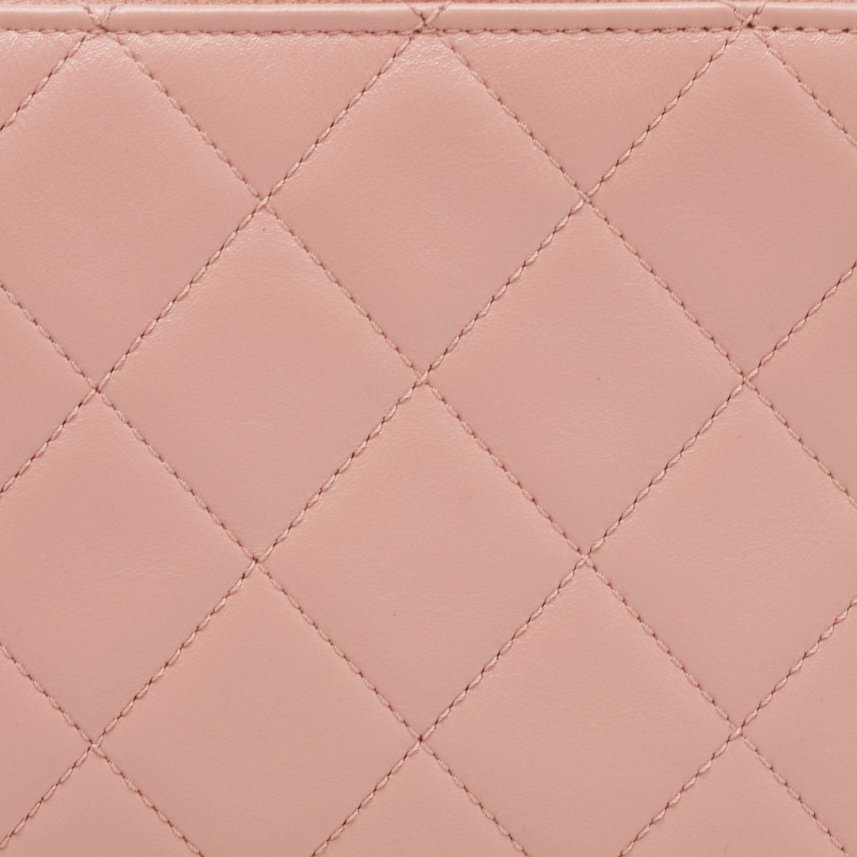CHANEL Pink Quilted Leather Waist Bag