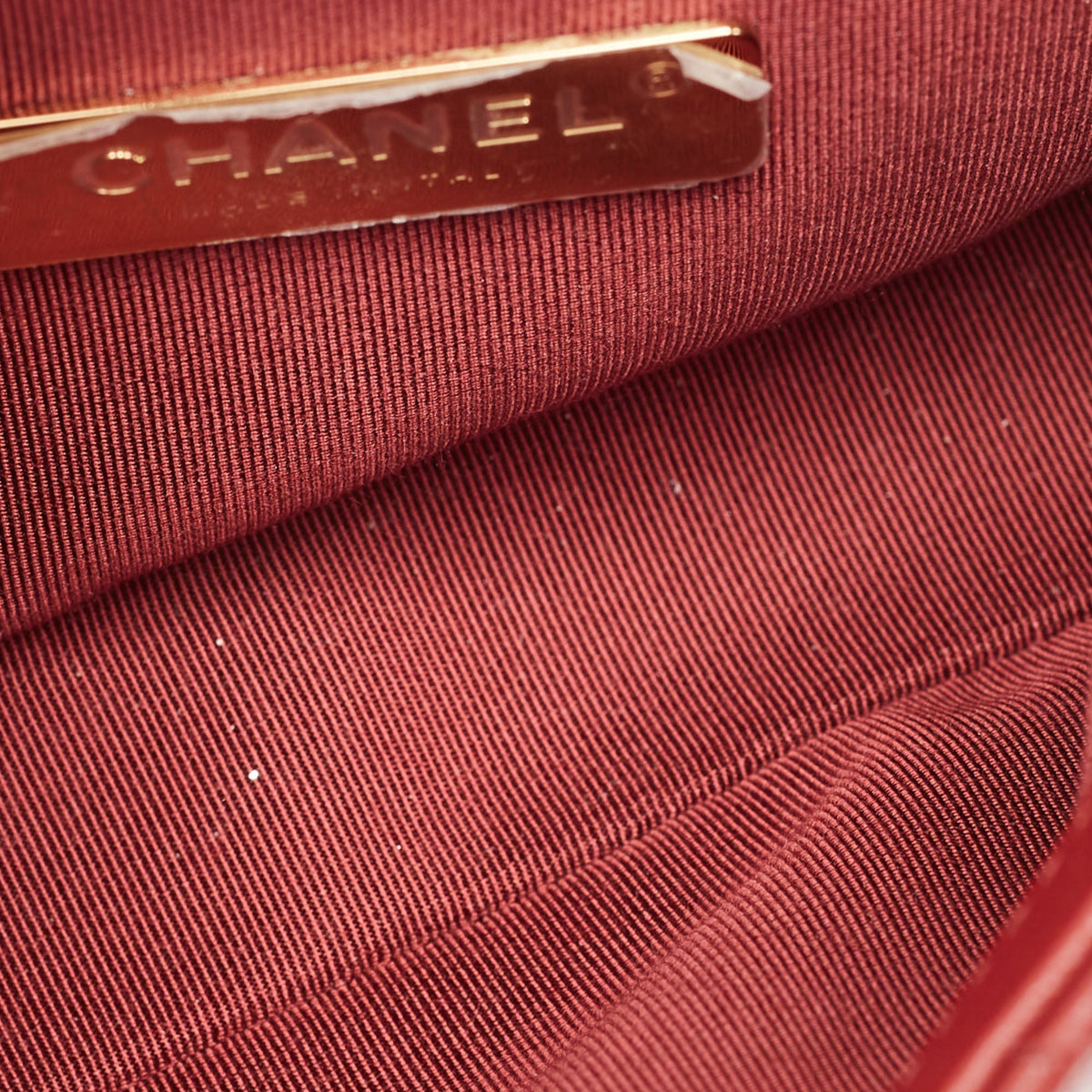 Top Quality Chanel Dark Red Quilted Leather CC New Belt Bag