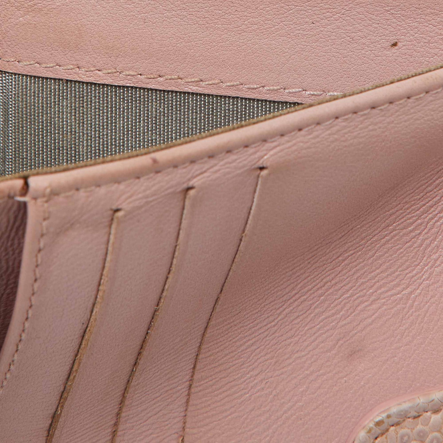 CHANEL Pink Caviar Leather CC Compact Wallet