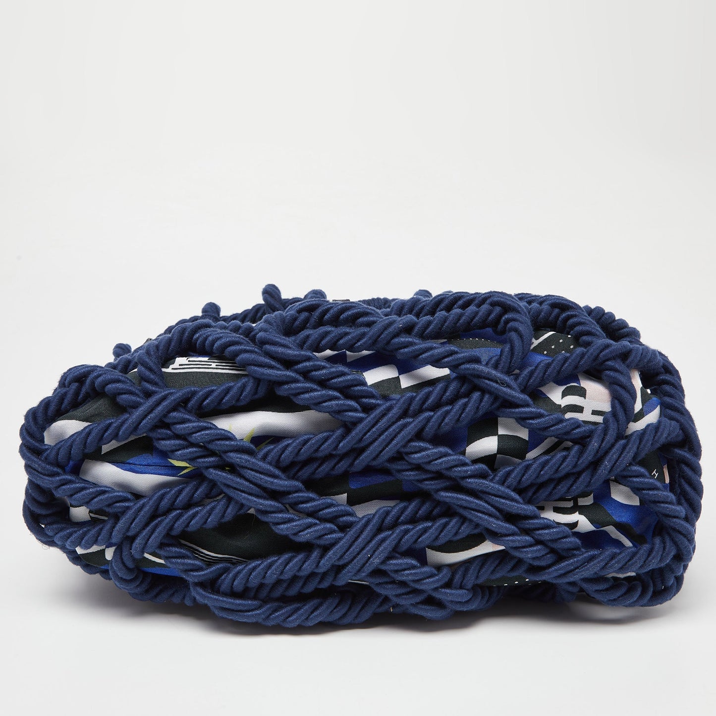 CHANEL Multicolor Cotton Rope Large Shopper Tote