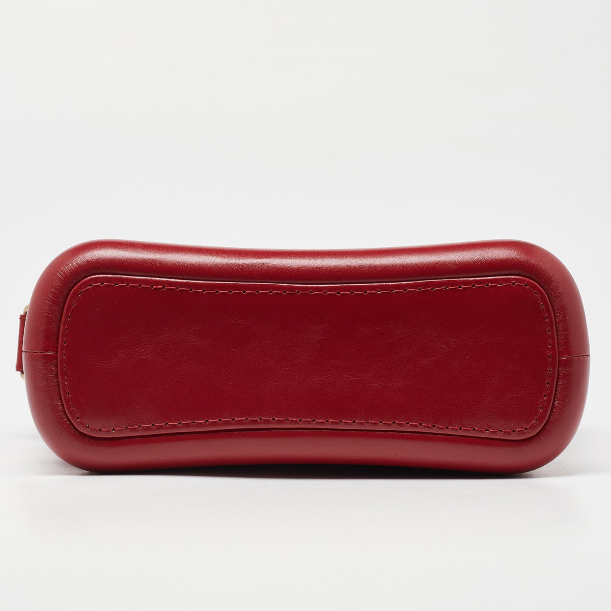 CHANEL Red Quilted Aged Leather Small Gabrielle Hobo