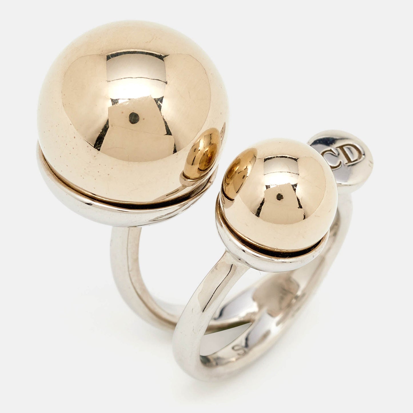 DIOR Ultra Two Tone Metal Ring S