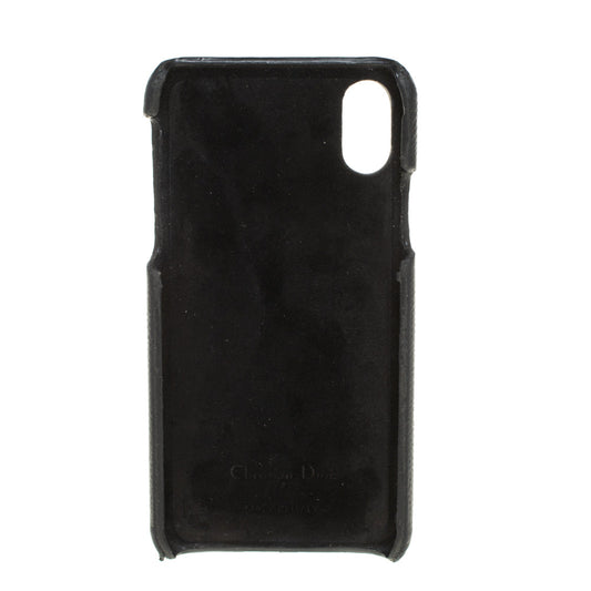 DIOR Black Leather Saddle iPhone X Case
