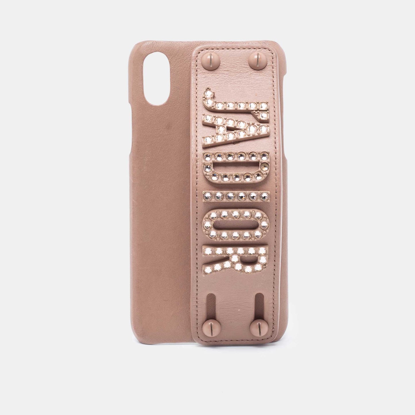 DIOR Beige Leather J'A iPhone X/XS Cover