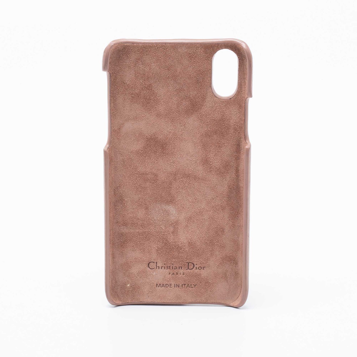 DIOR Beige Leather J'A iPhone X/XS Cover