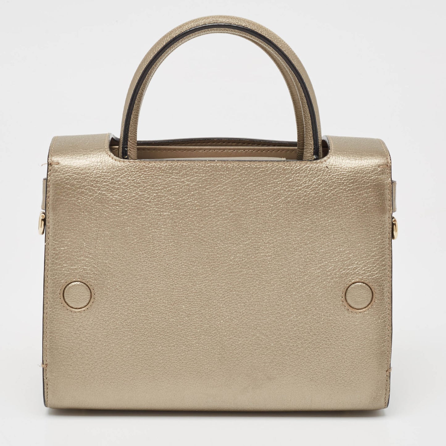 DIOR Light Gold Leather Mini ever Tote