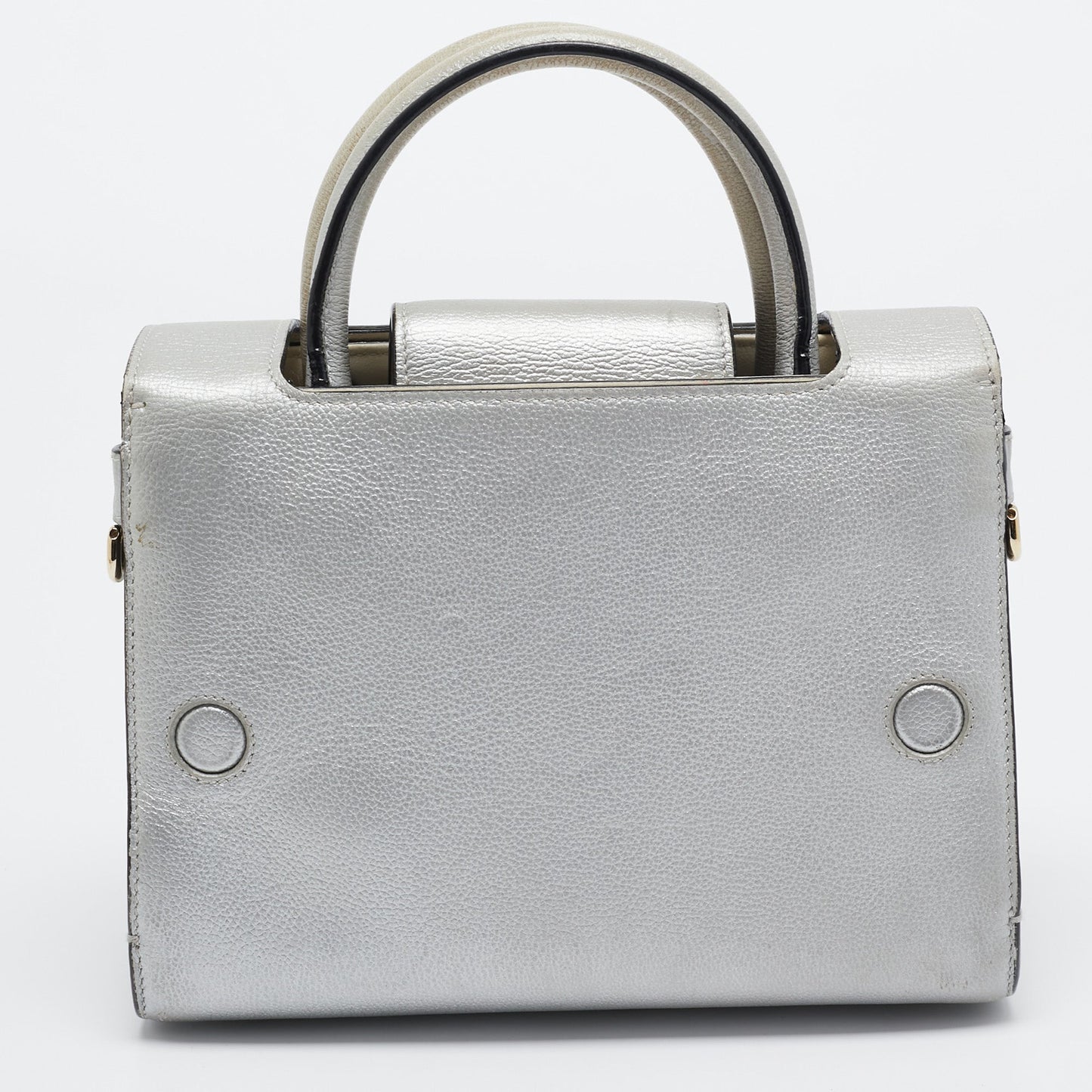 DIOR Silver Leather Mini ever Tote