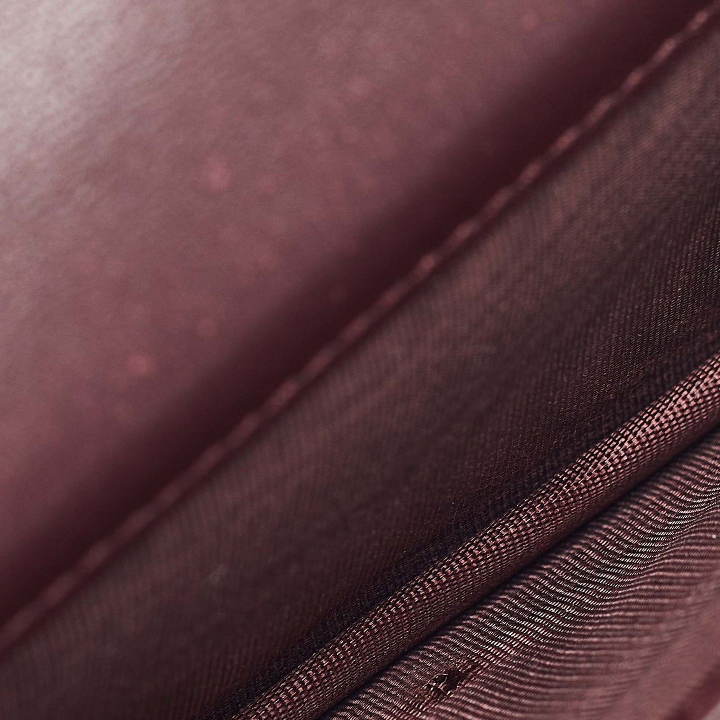 DIOR Burgundy Cannage Leather Lady  Card Holder