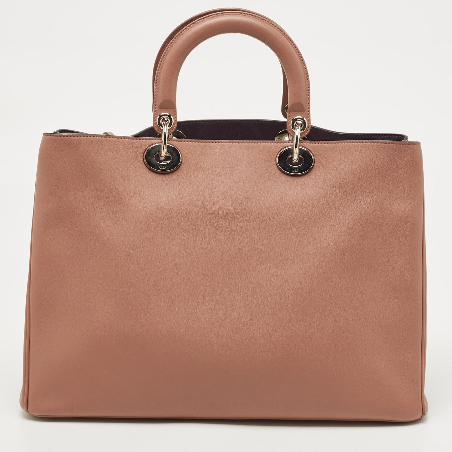 DIOR Old Rose Leather Large issimo Shopper Tote