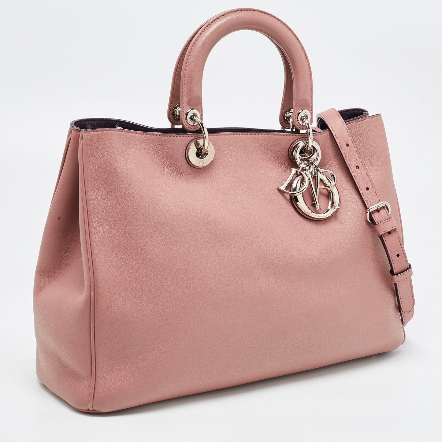 DIOR Old Rose Leather Large issimo Shopper Tote