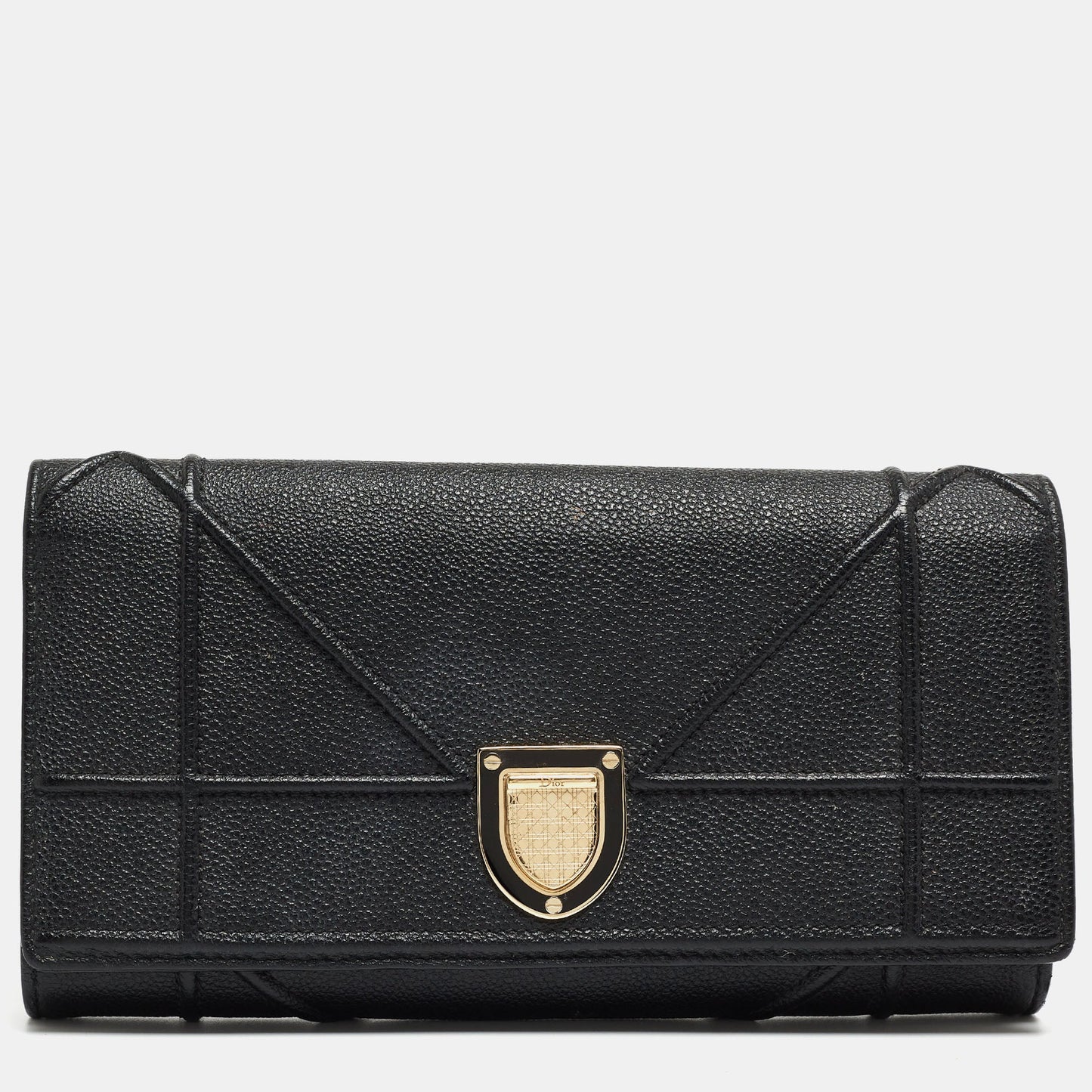 DIOR Black Leather ama Wallet