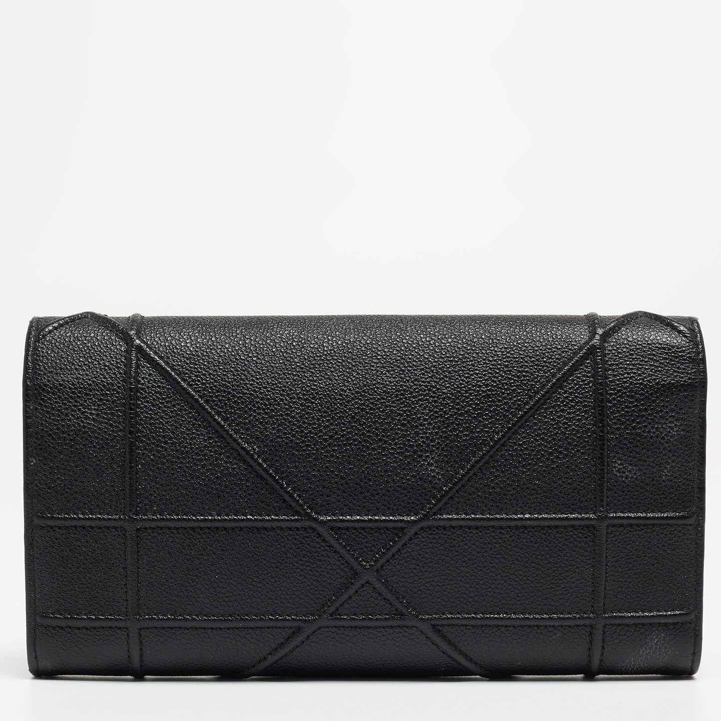 DIOR Black Leather ama Wallet