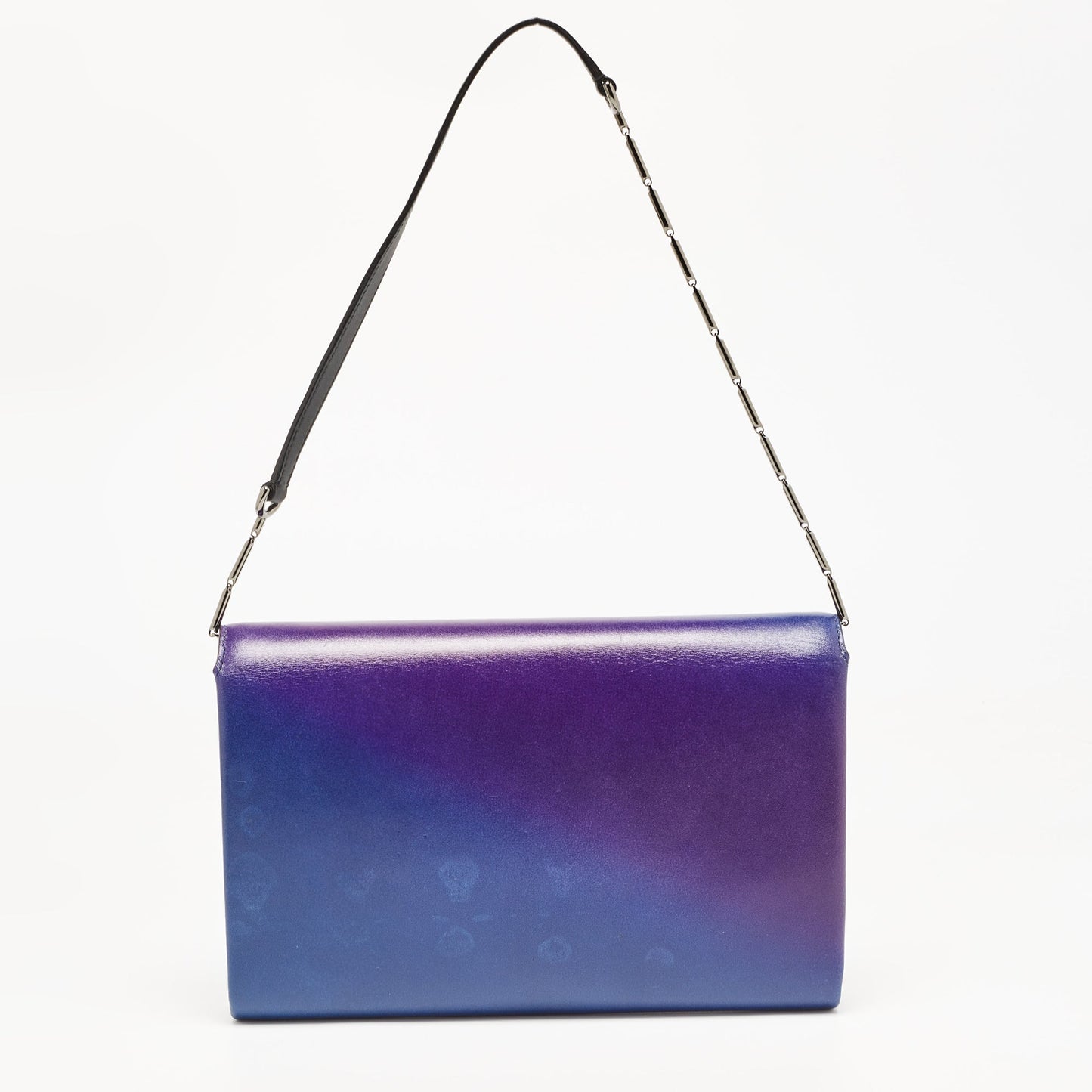 DIOR Multicolor Ombre Leather Flap Bag