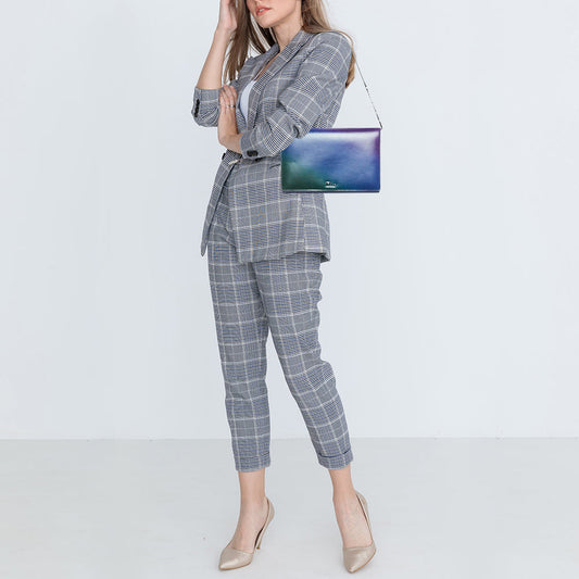 DIOR Multicolor Ombre Leather Flap Bag