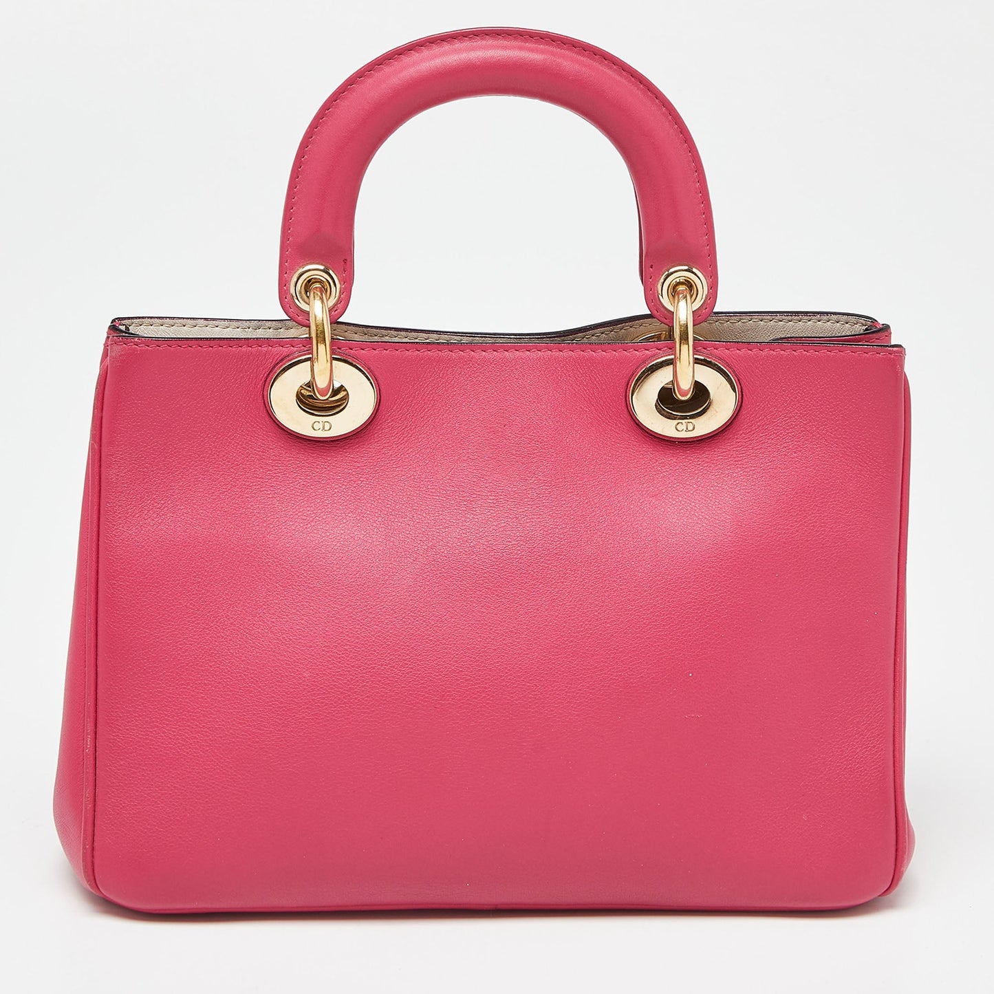 DIOR Fuchsia Leather Mini issimo Tote