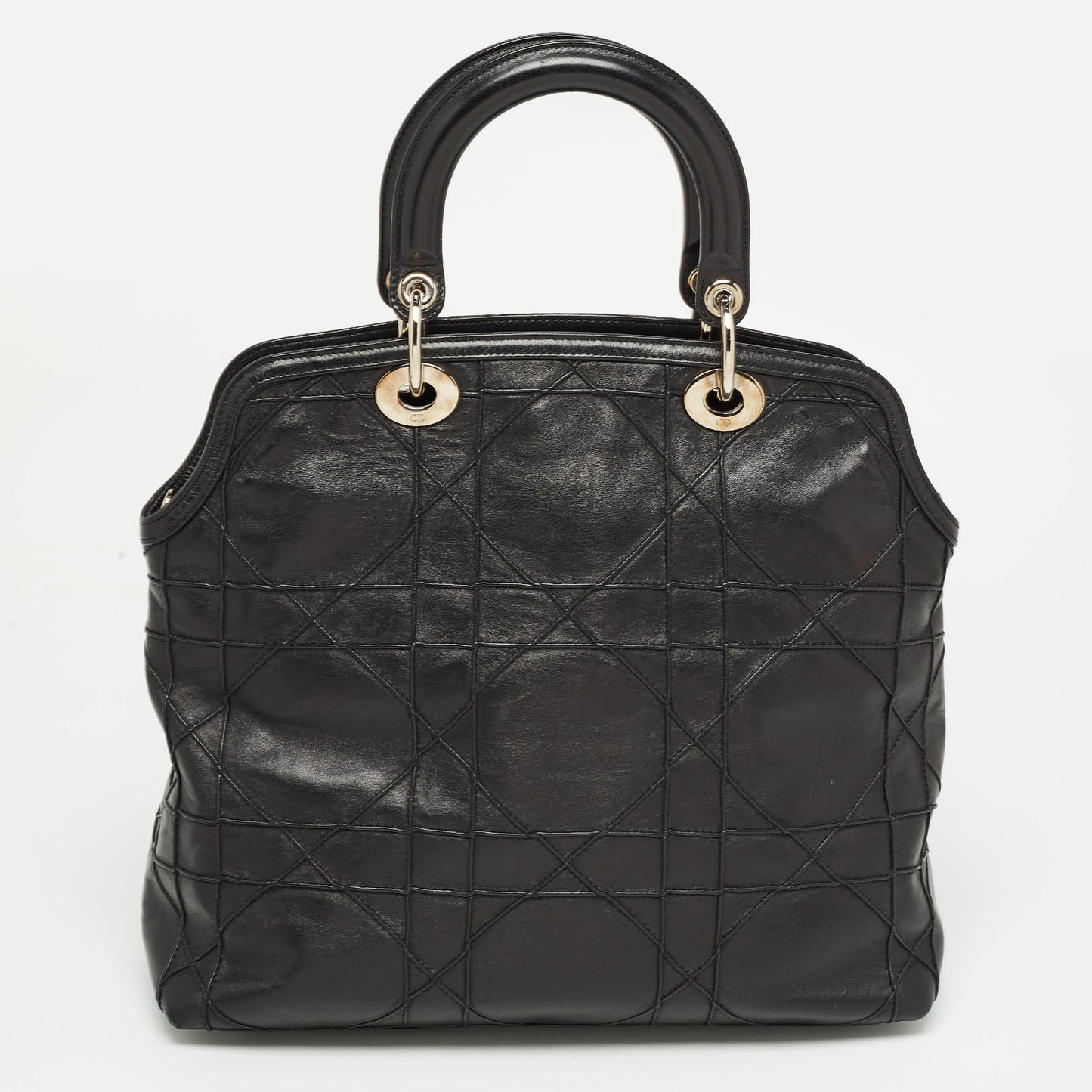 DIOR Black Cannage Leather Granville Tote