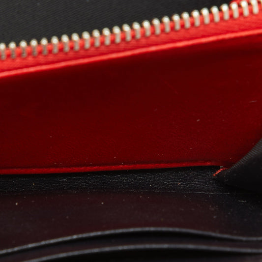 DIOR Red Cannage Leather Miss  Compact Wallet