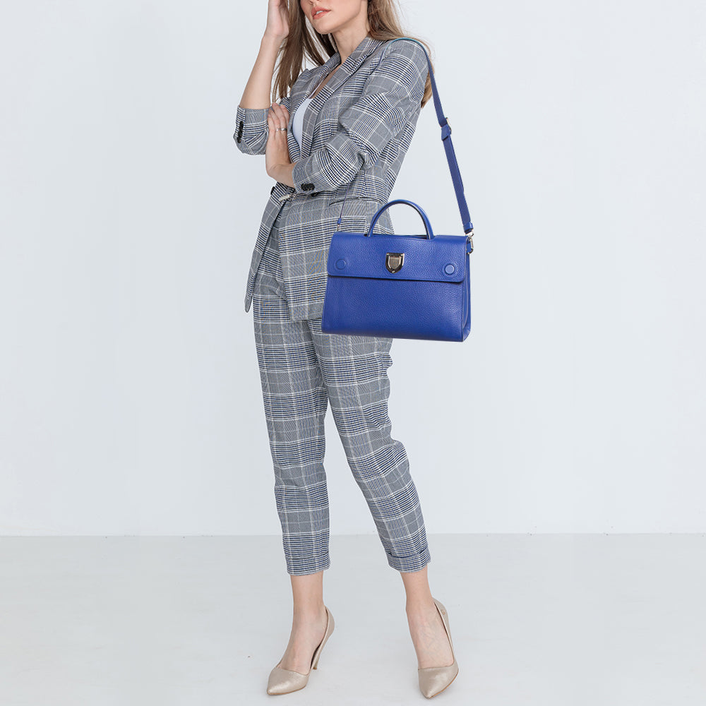 DIOR Blue Leather Medium ever Tote