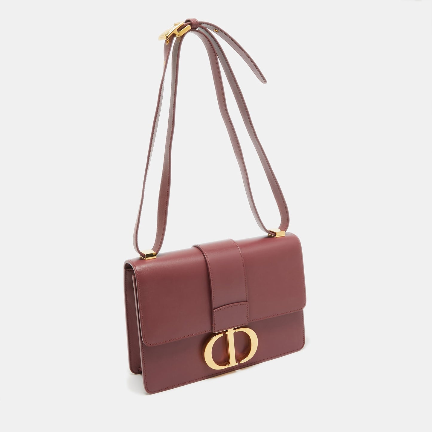 DIOR Rose Wood Pink Leather 30 Montaigne Shoulder Bag