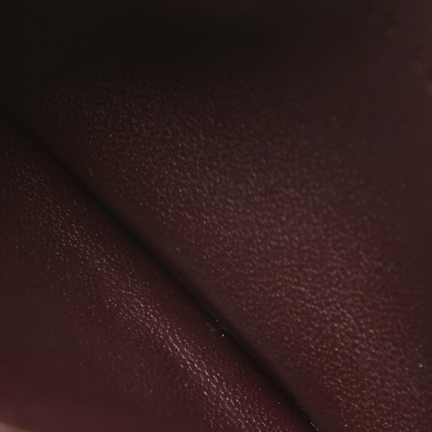 DIOR Burgundy Leather ama Card Holder
