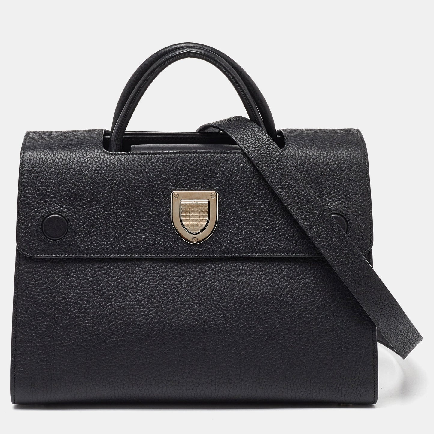 DIOR Black Leather Medium ever Bag