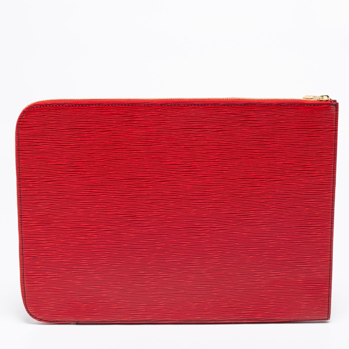 Louis Vuitton Red Epi Leather Poche Documents Portfolio Case