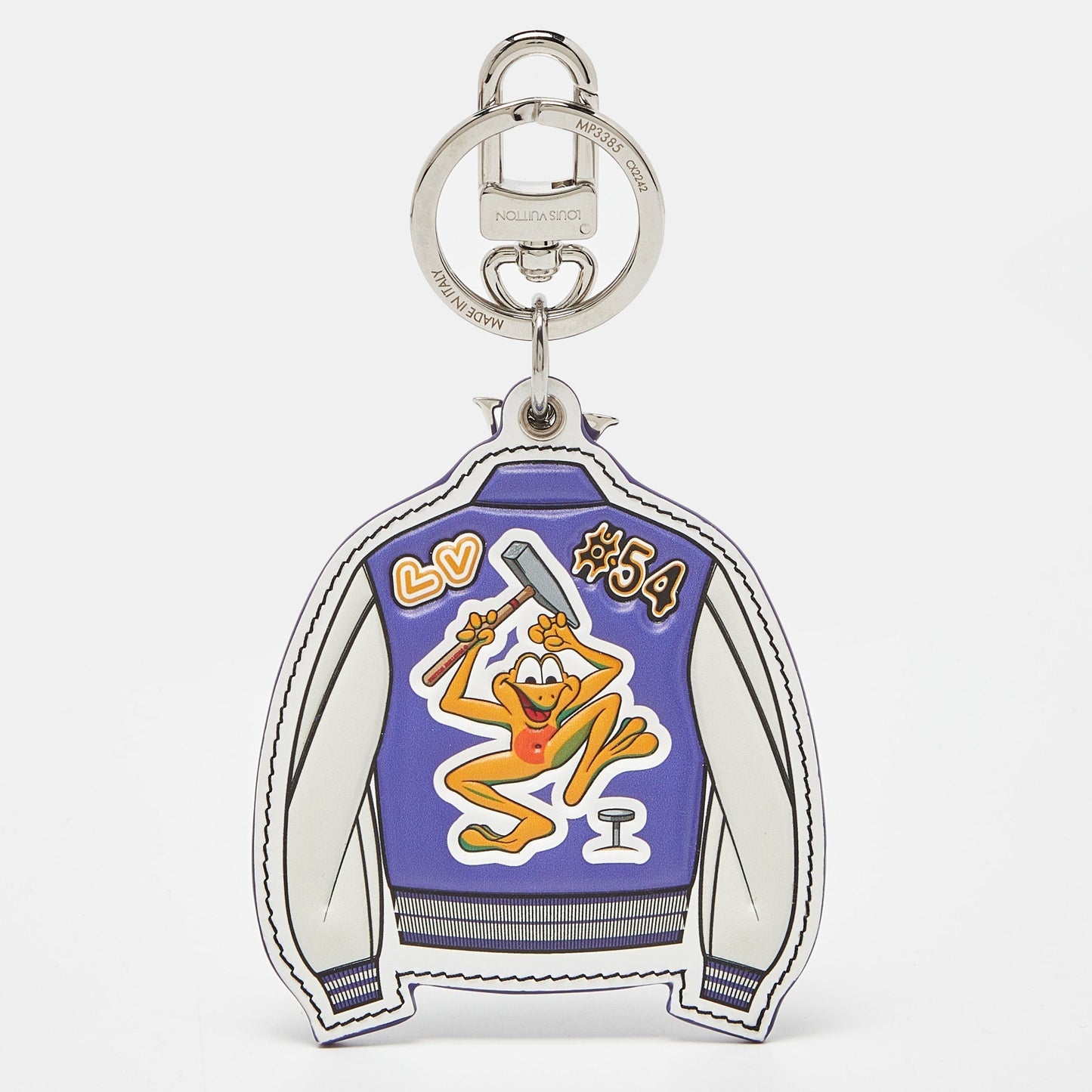 LOUIS VUITTON Multicolor LV Varsity Jacket Illustre Bag Charm & Key Holder