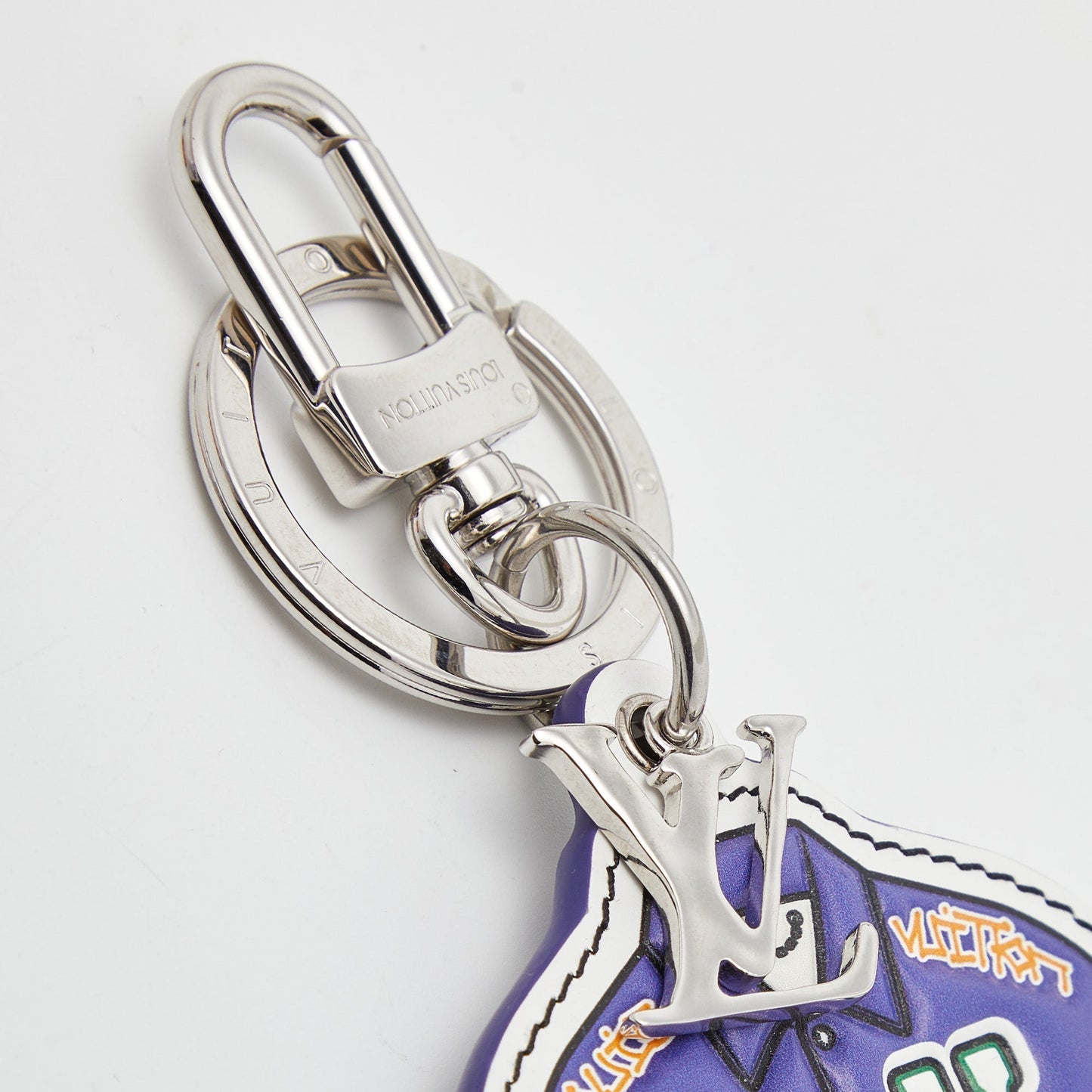 LOUIS VUITTON Multicolor LV Varsity Jacket Illustre Bag Charm & Key Holder