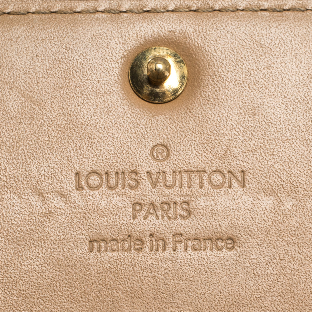 Louis Vuitton Noisette Monogram Vernis Sarah Wallet