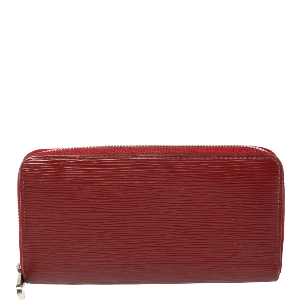 Louis Vuitton Rubis Epi Leather Zippy Wallet