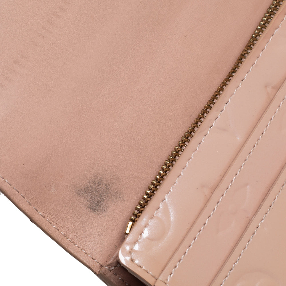 Louis Vuitton Noisette Monogram Vernis Sarah Wallet