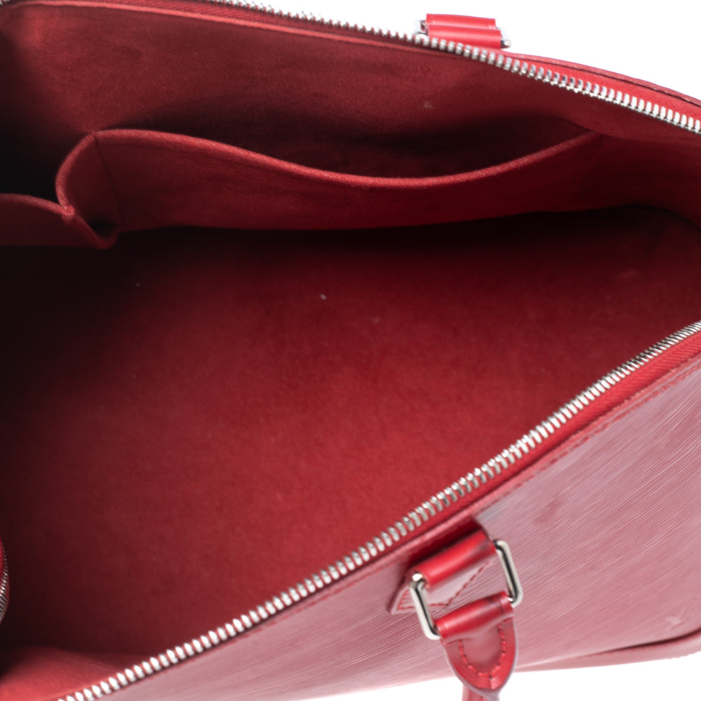 Louis Vuitton Red Epi Leather Alma GM Bag