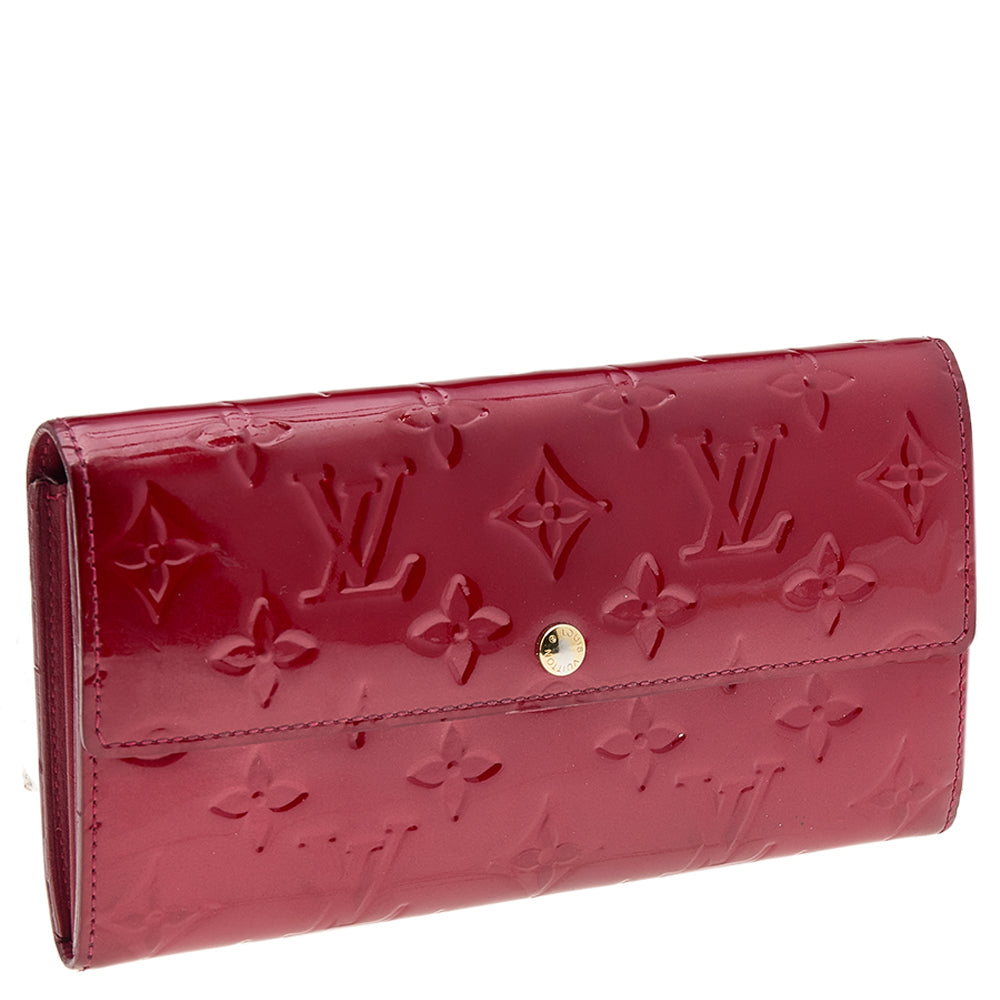 Louis Vuitton Pomme D&rsquo;amour Monogram Vernis Leather Sarah Wallet