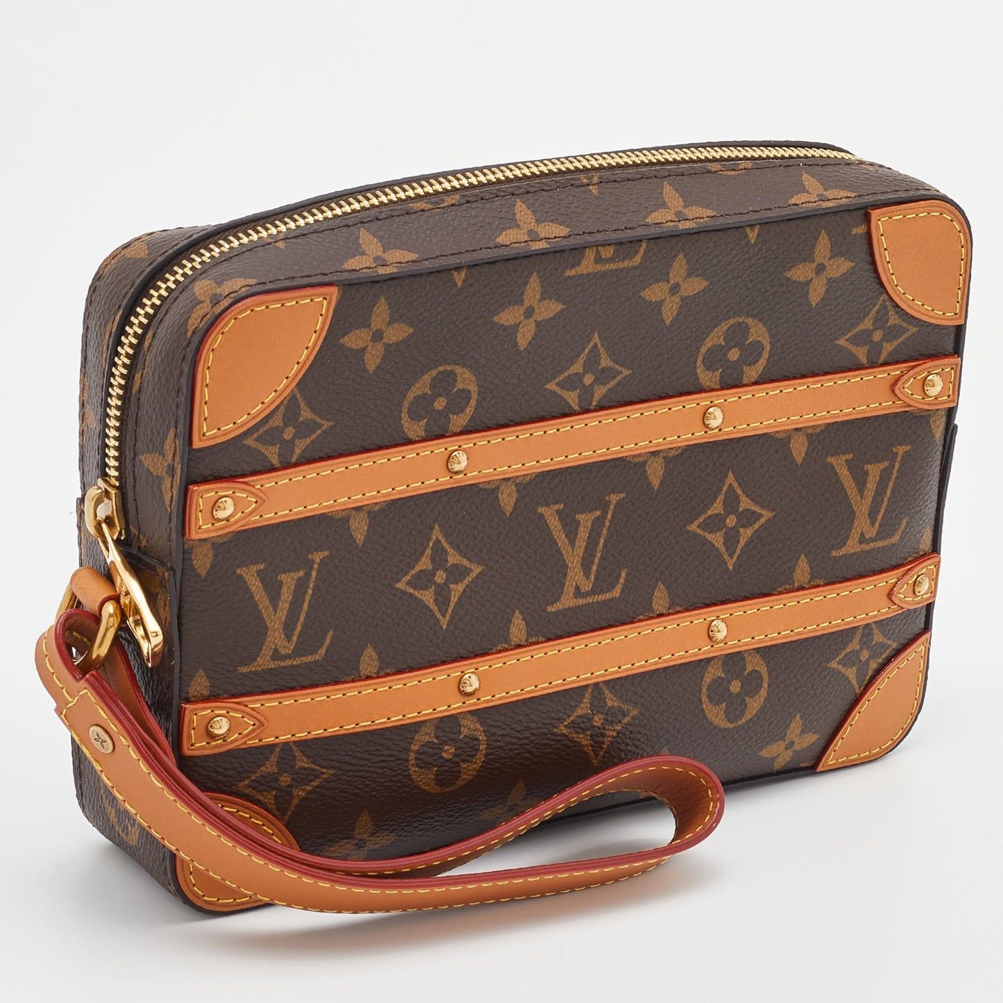 LOUIS VUITTON Monogram Canvas Soft Trunk Pouch