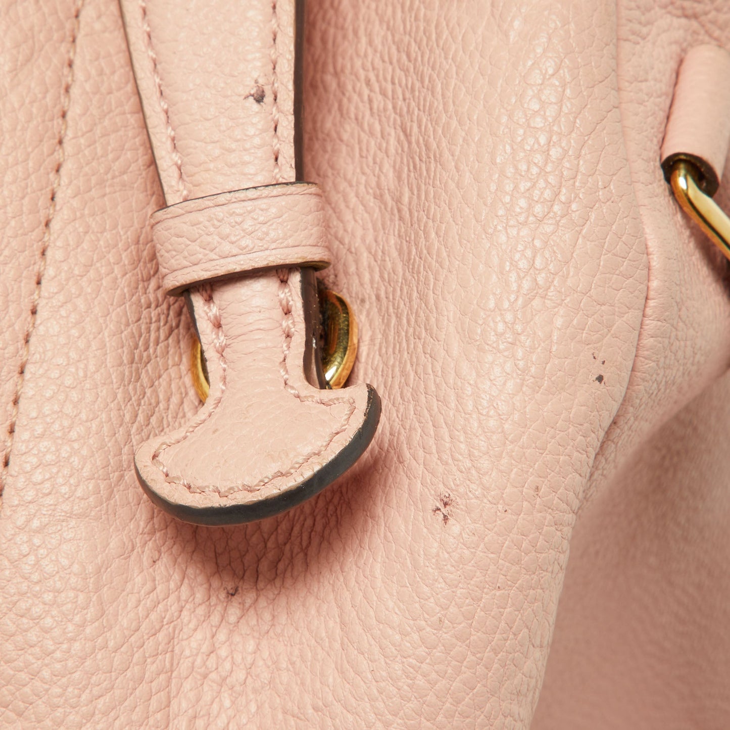 LOUIS VUITTON Rose Poudre Monogram Empreinte Leather Sorbonne Backpack