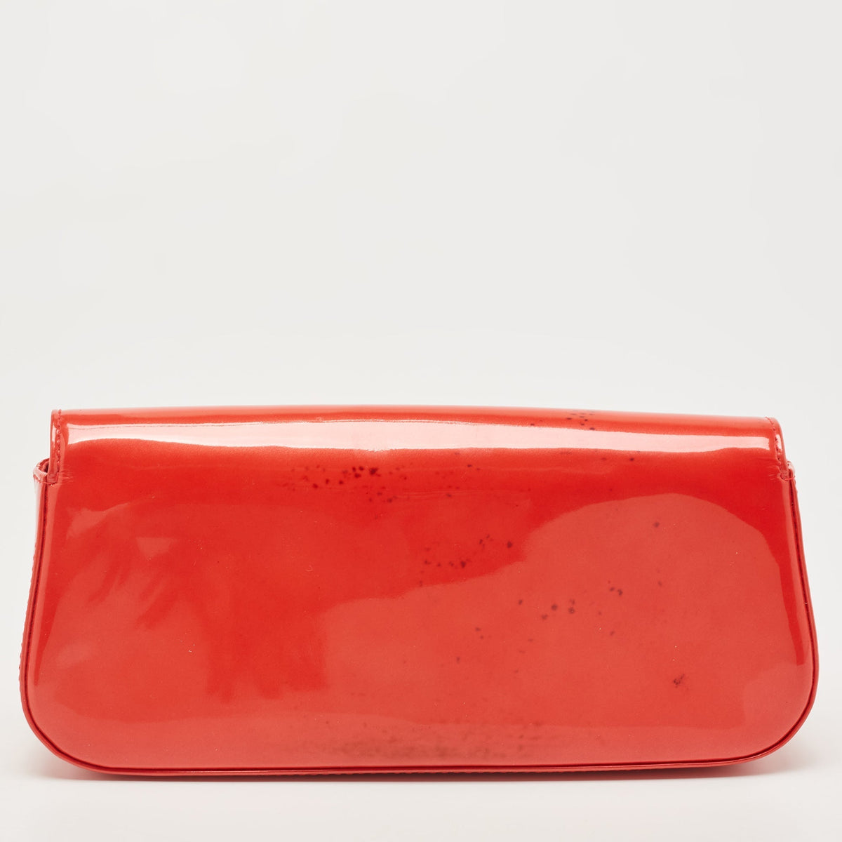 LOUIS VUITTON Rouge Grenadine Vernis Sobe Clutch