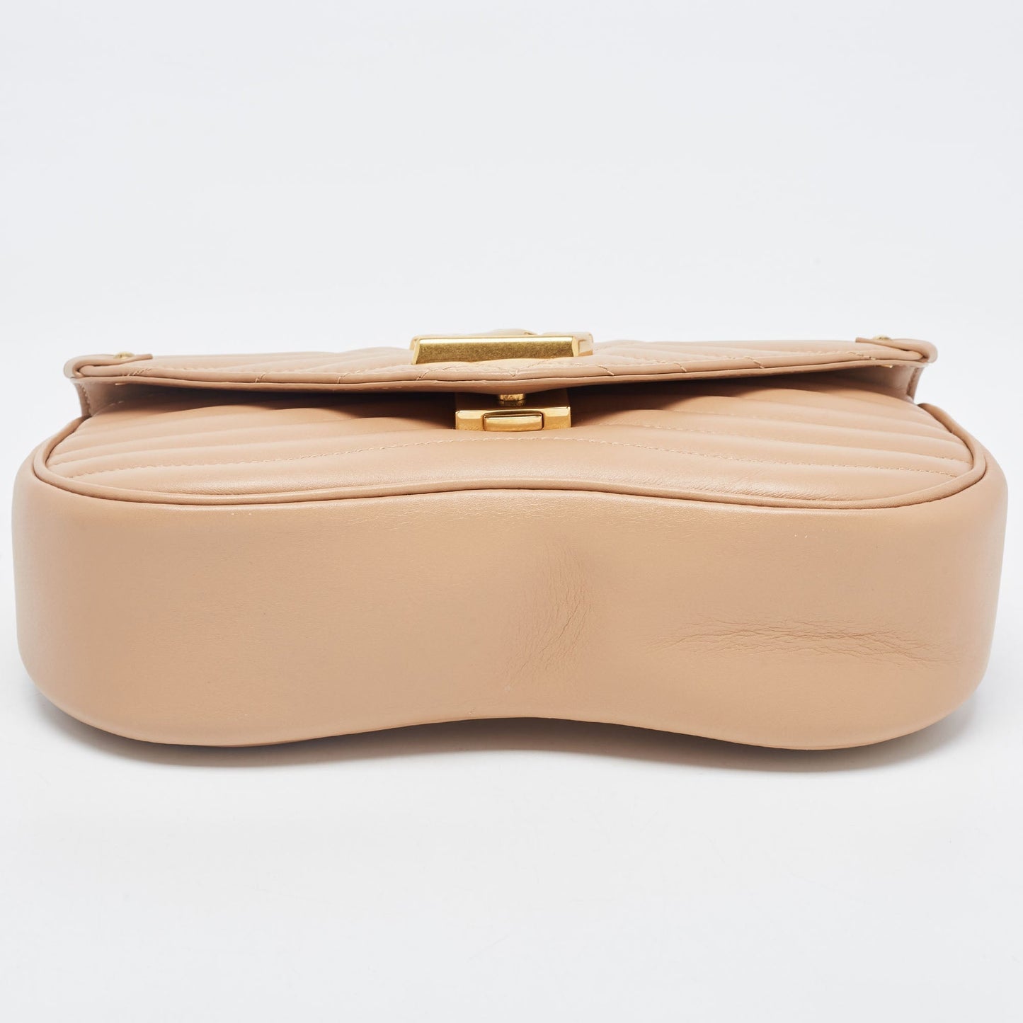 LOUIS VUITTON Noisette Leather New Wave MM Bag