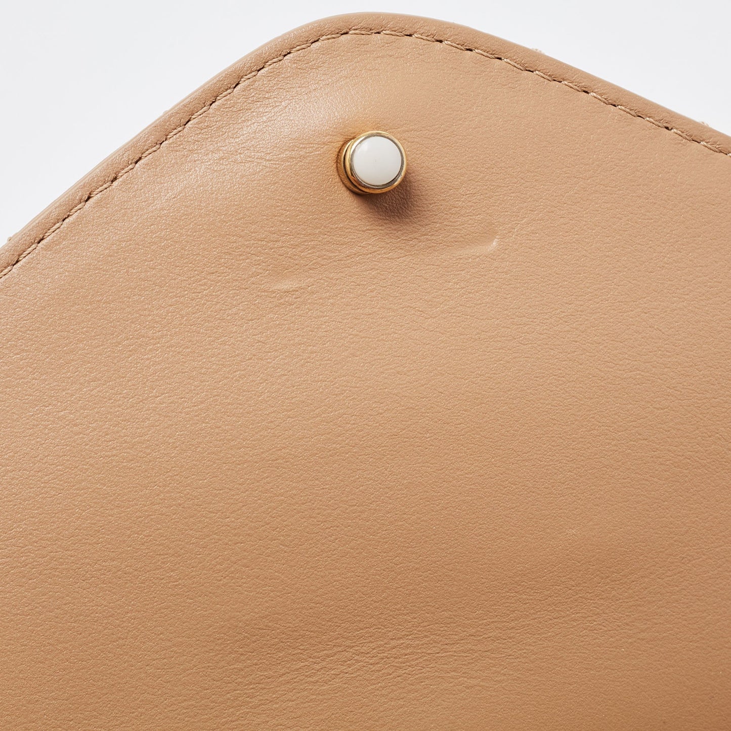 LOUIS VUITTON Noisette Leather New Wave MM Bag