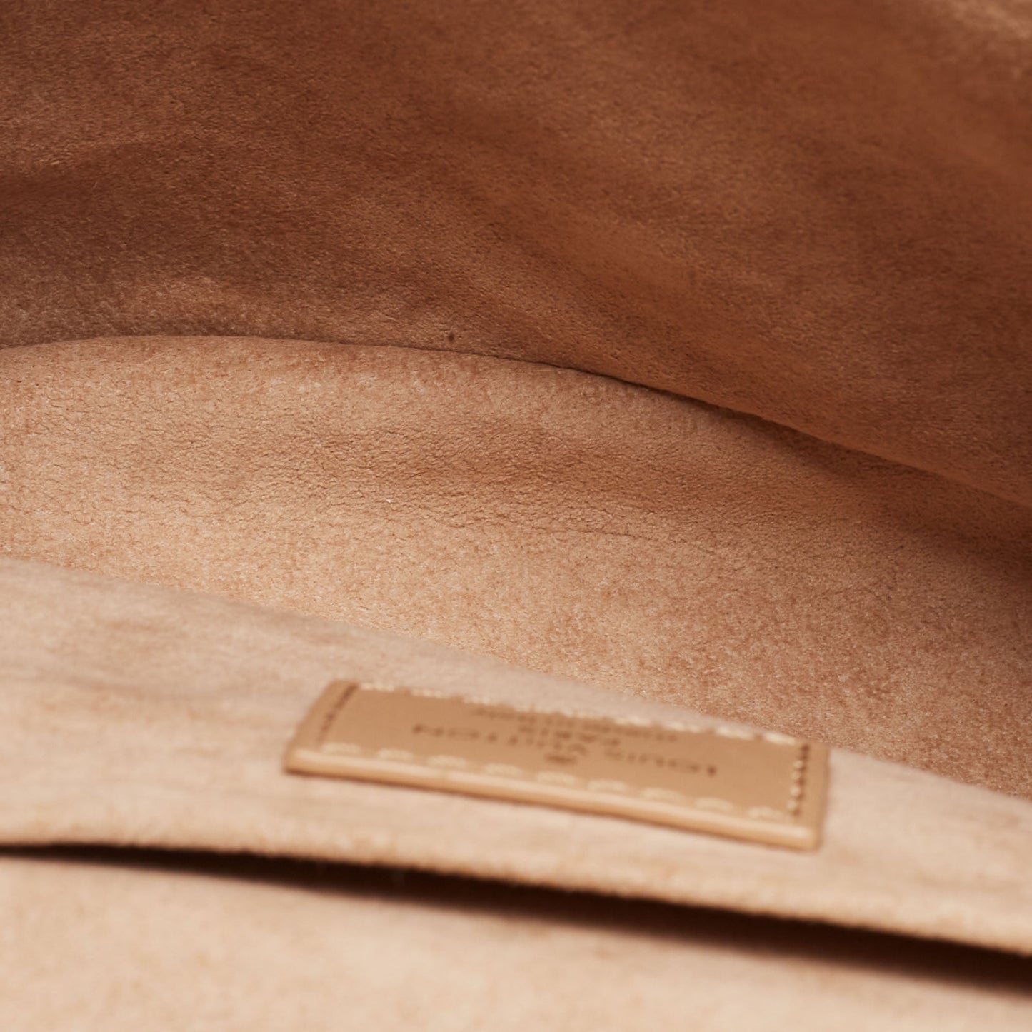 LOUIS VUITTON Noisette Leather New Wave MM Bag