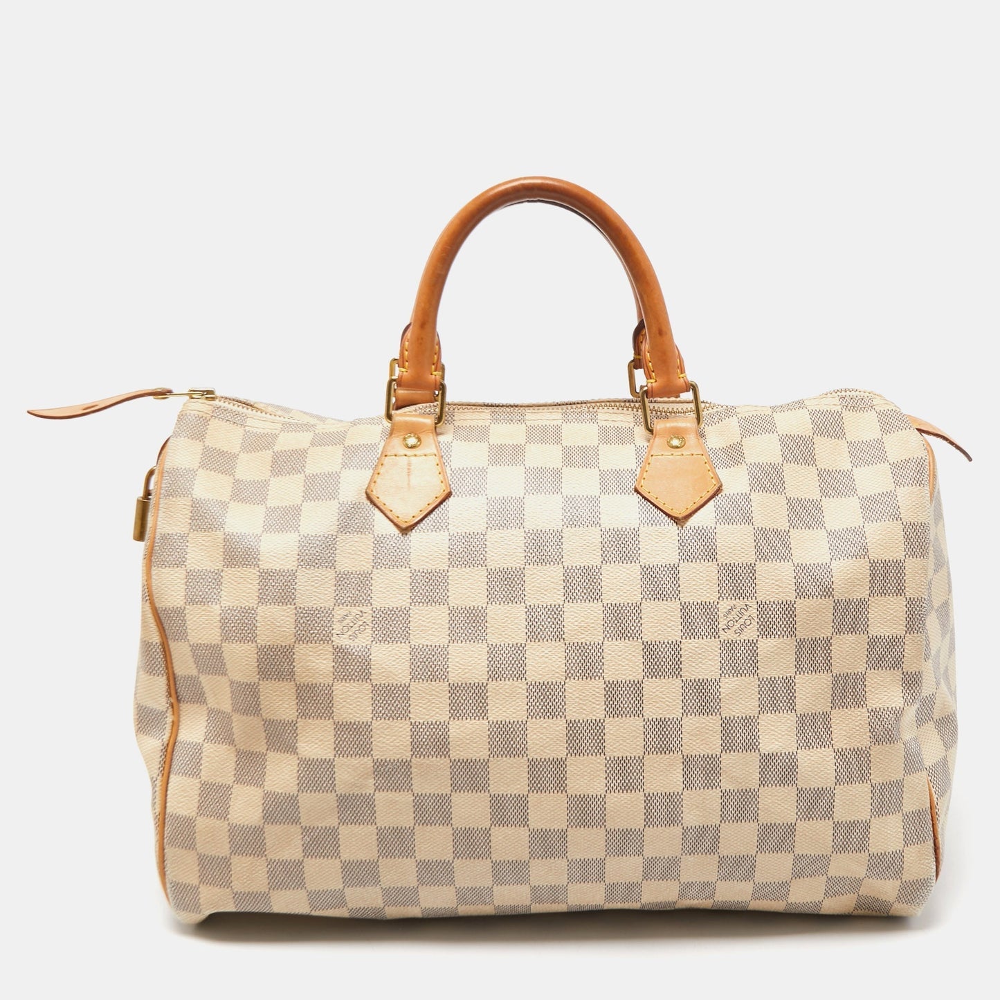LOUIS VUITTON Damier Azure Canvas Speedy 35 Bag