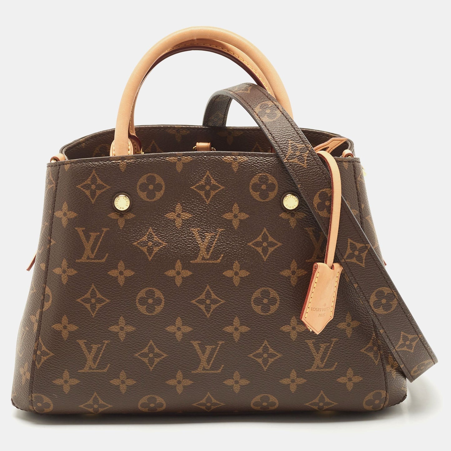 LOUIS VUITTON Monogram Canvas Montaigne BB Bag