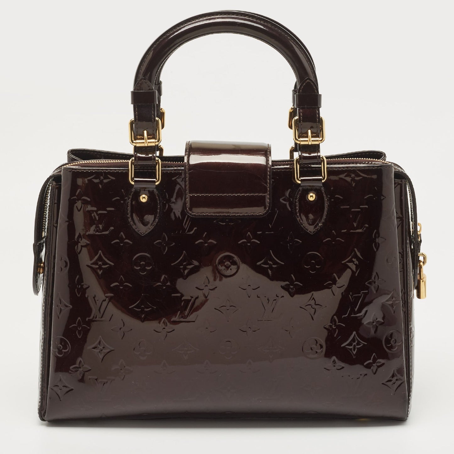 LOUIS VUITTON Amarante Monogram Vernis Melrose Avenue Bag