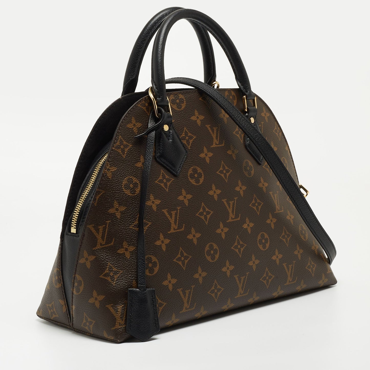 LOUIS VUITTON Brown Monogram Canvas BNB Alma Shoulder Bag