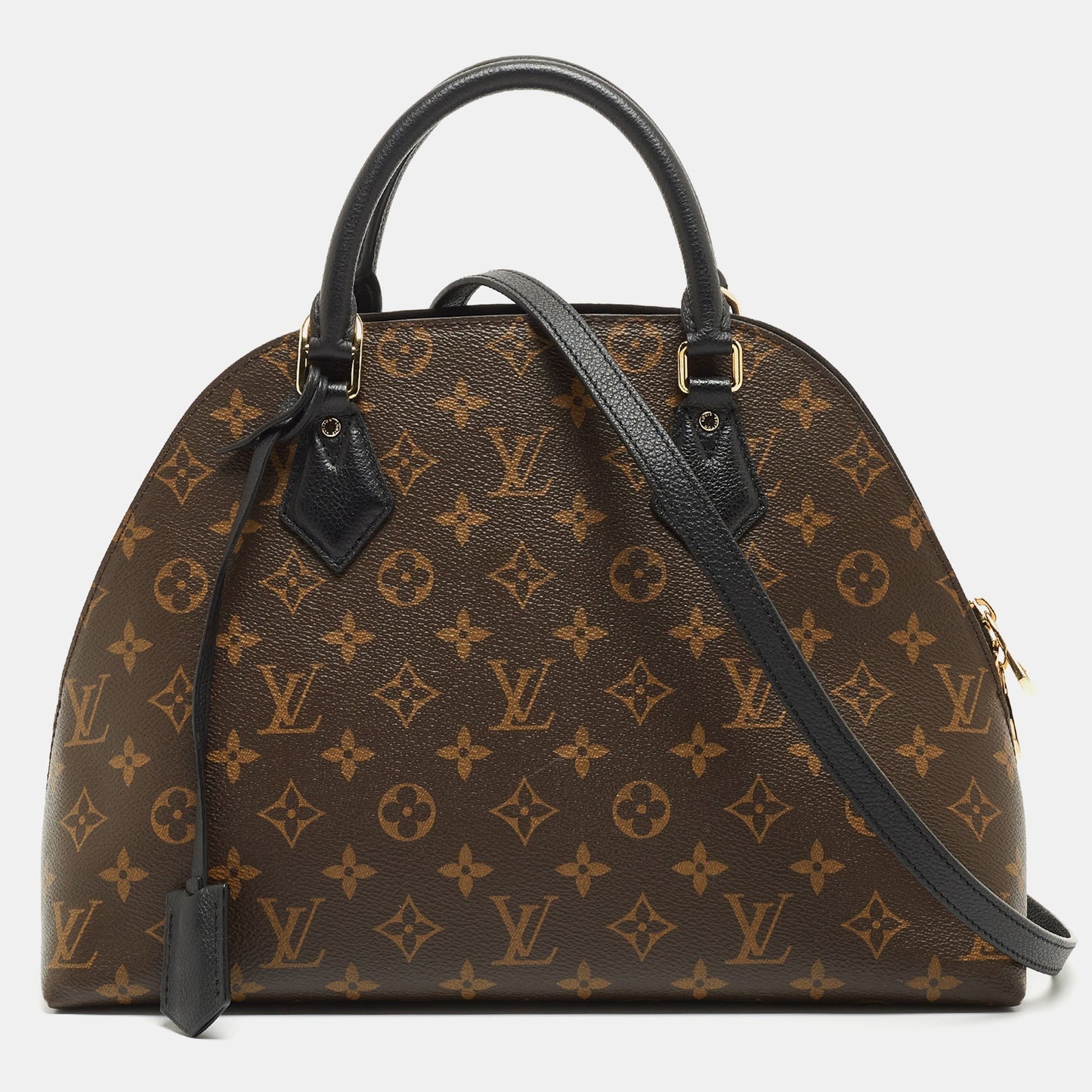 LOUIS VUITTON Brown Monogram Canvas BNB Alma Shoulder Bag