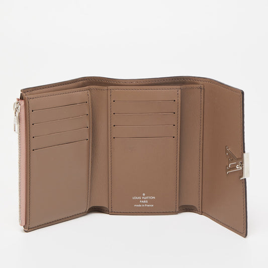 LOUIS VUITTON Magnolia Leather Capucines Compact Wallet