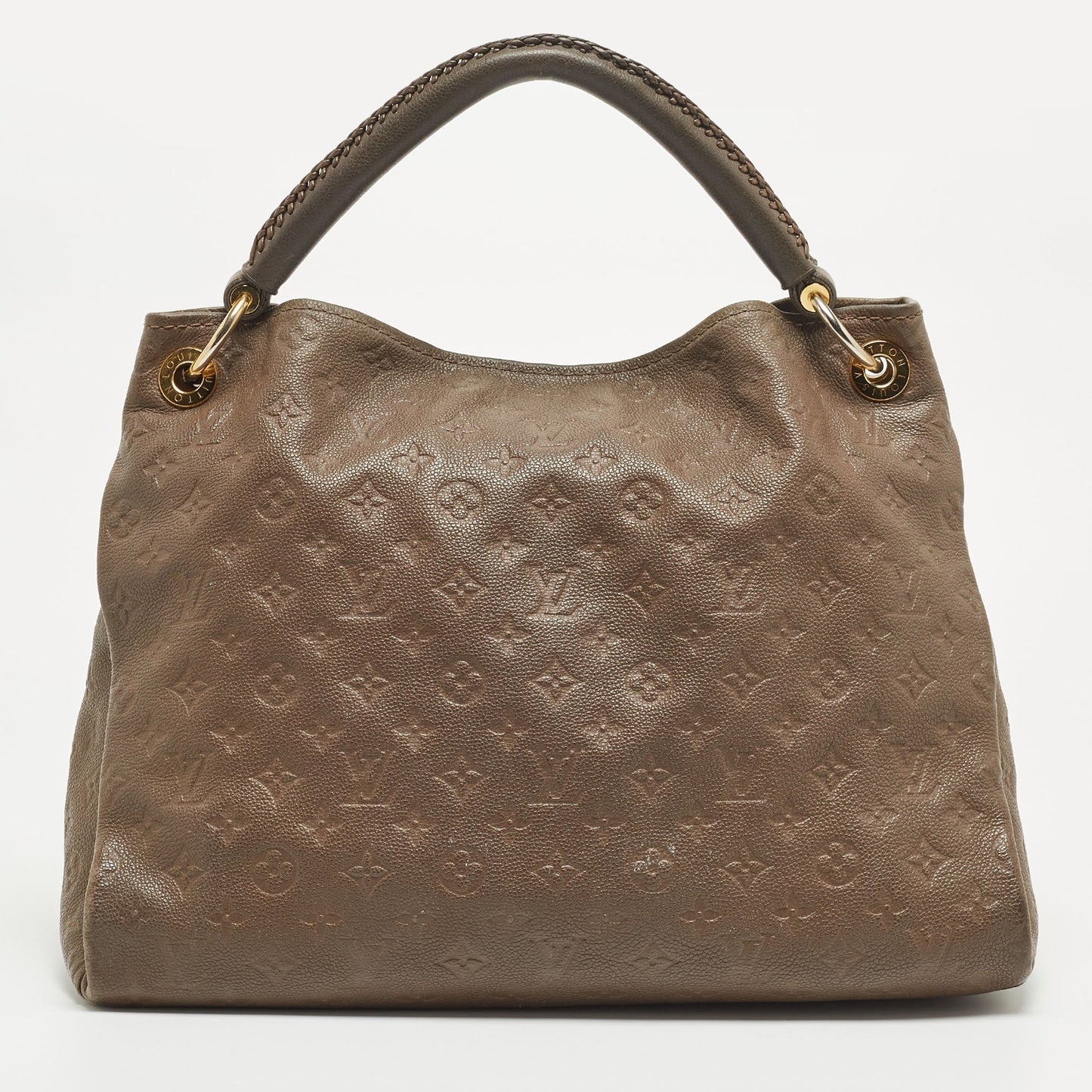 LOUIS VUITTON Terre Monogram Empreinte Leather Artsy MM Bag