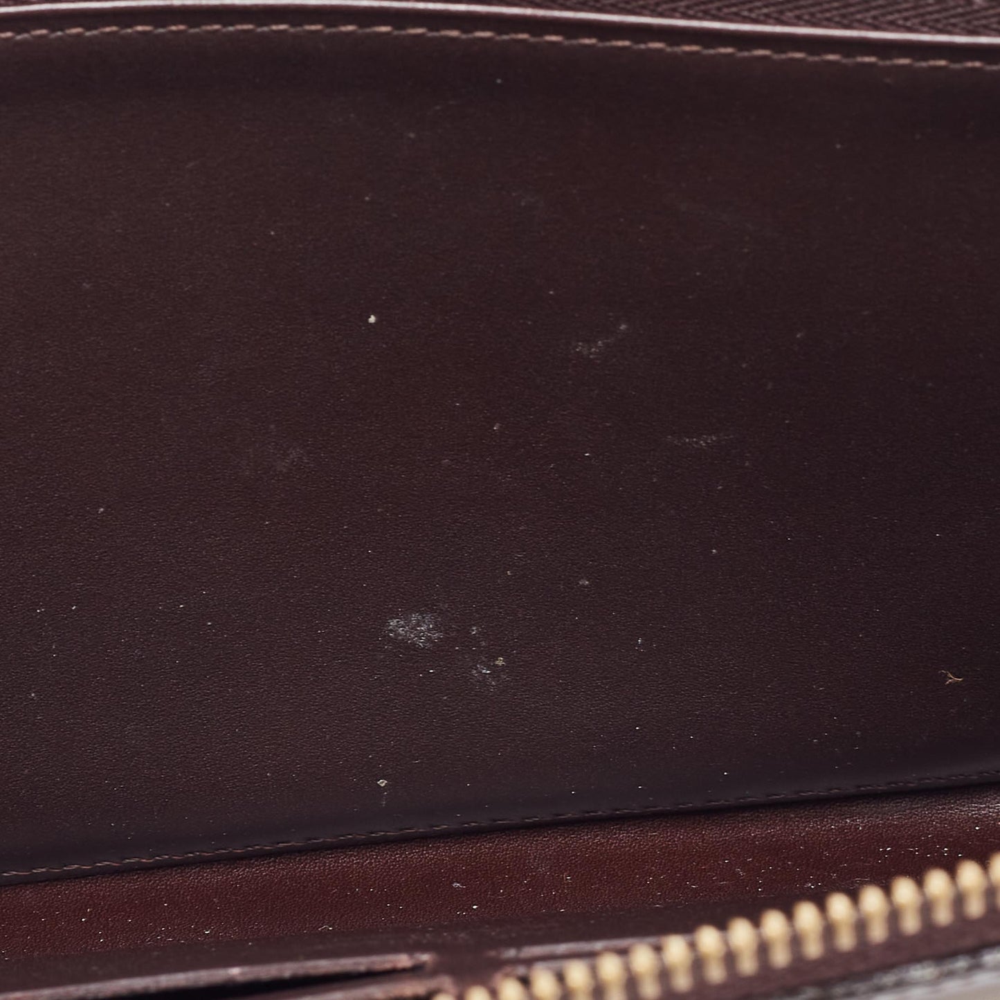 LOUIS VUITTON Amarante Monogram Vernis Zippy Wallet