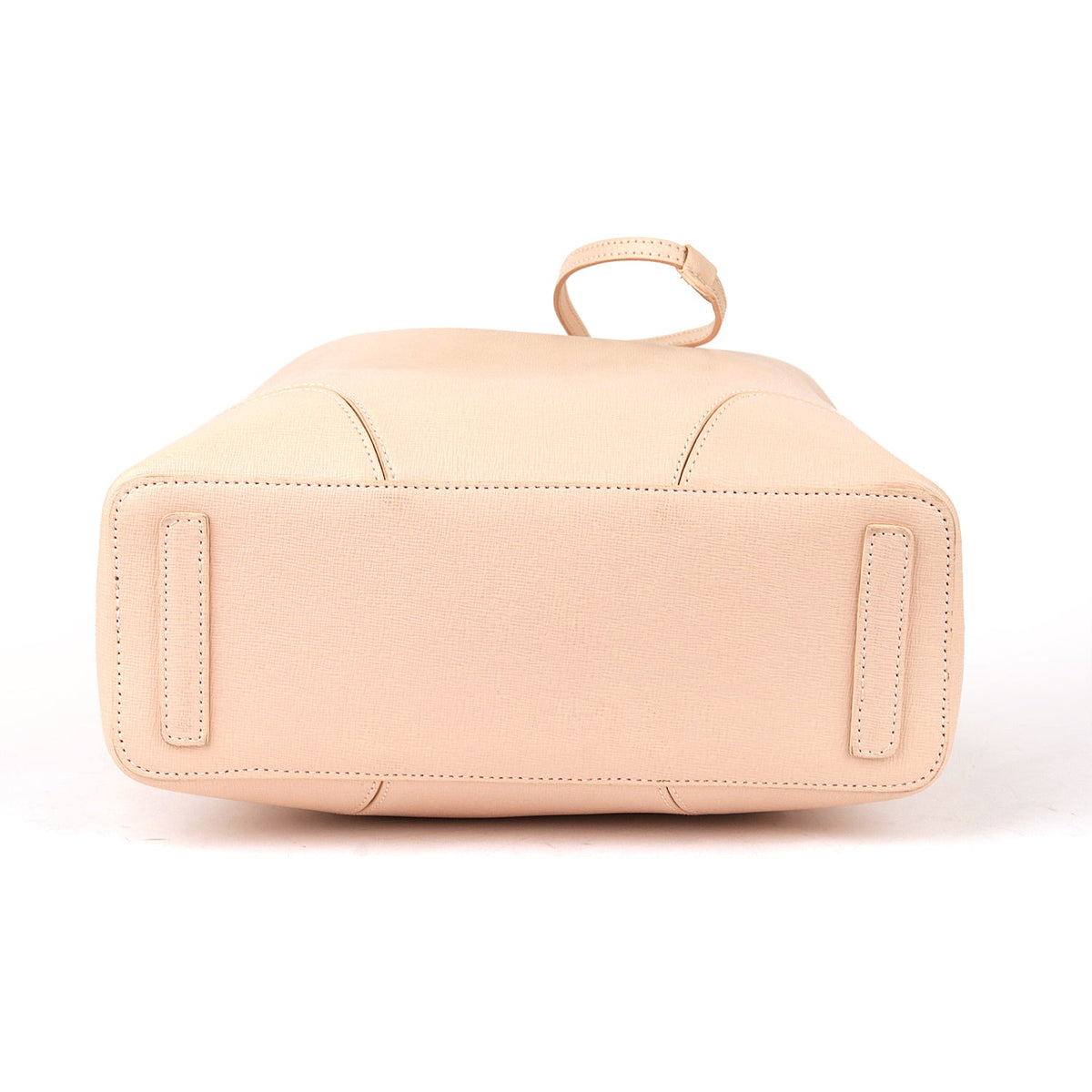 Furla Beige Leather Stacy Medium Bucket Bag