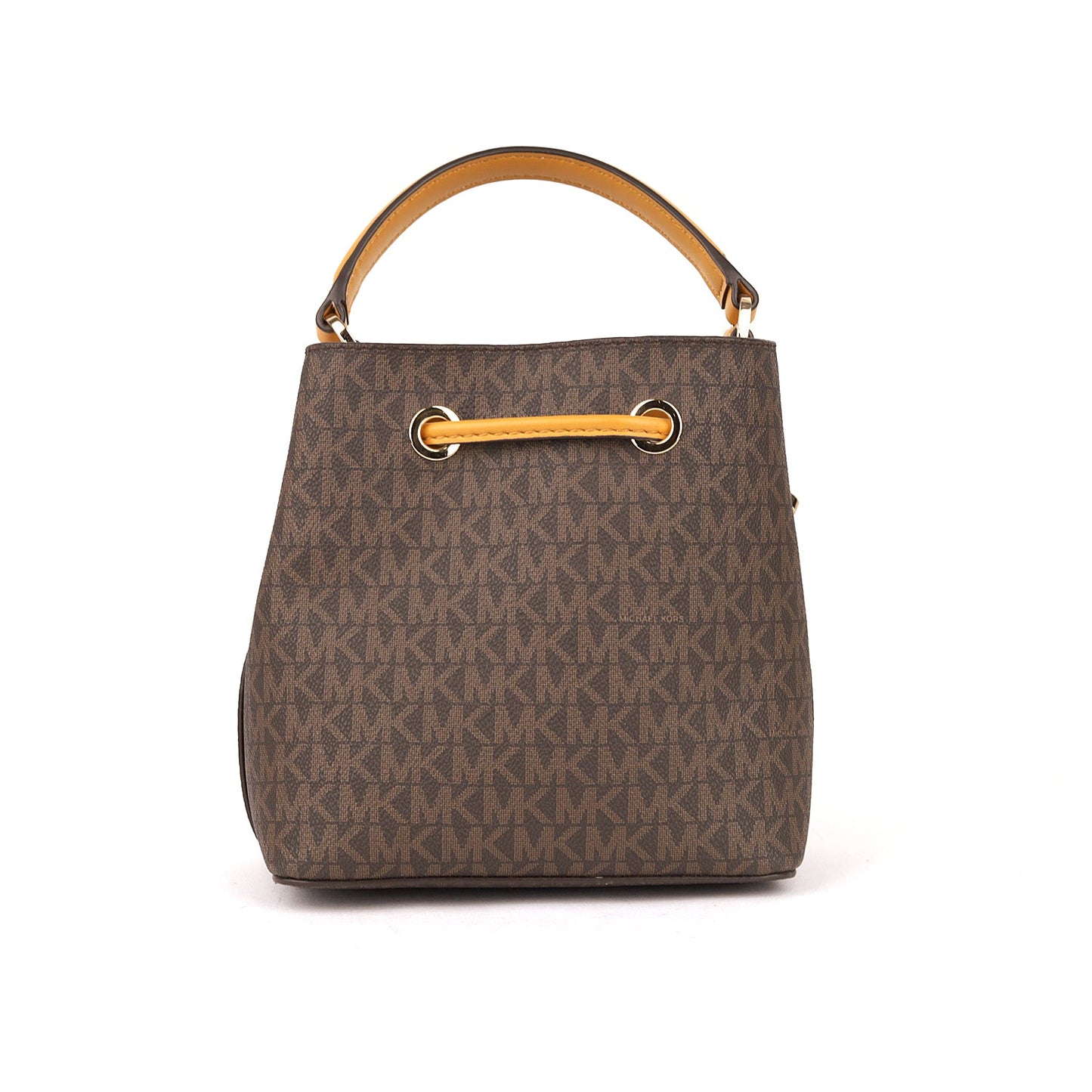 Michael Kors Suri Small Leather Bucket Crossbody Drawstring Hobo Handbag